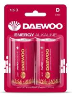 Батарейка DAEWOO Energi alkaline R20 2шт