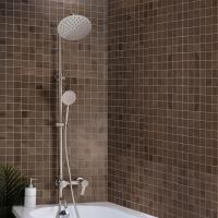 Смеситель для ванны РМС SUS124-009DK с душевой стойкой 