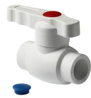 Кран шаровой мини бабочка Ф20 PRO AQUA  п-пр