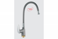 Смеситель для кухни OUTE T2893BK-5 гибкий серый