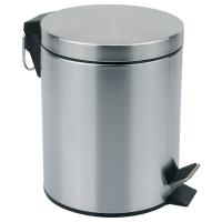 Ведро для мусора 12 л. круглое "Рыжий кот" нержавеющее
