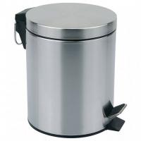 Ведро для мусора 5 л. круглое "Рыжий кот" нержавеющее