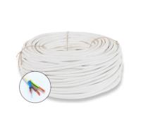 Провод ПВС 3х2,5 многожильный круглый белый ТУ