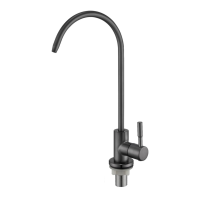 Кран для фильтра воды OUTE T6203-SY03 графит