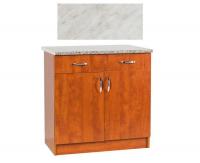 Стол рабочий кухонный MDW 80см. МРАМОР с 2-мя ящиками