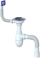 Сифон 3 1/2 В 425 UNICORN с прямоугольным переливом 