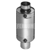 Бак КОМФОРТ с водяным контуром Ф115 FERRUM 12 литров нержавеющий 