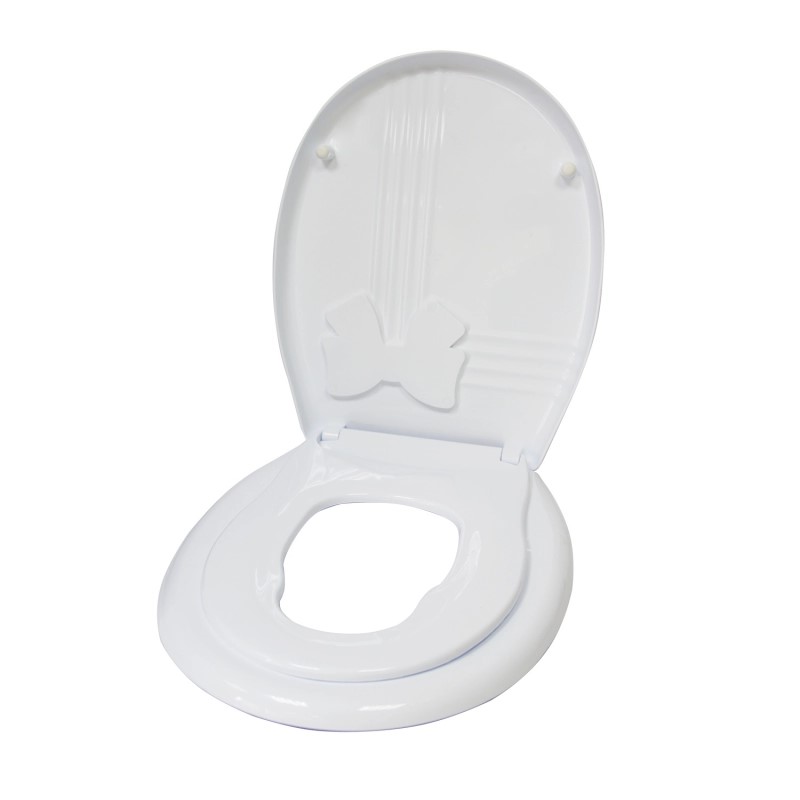 Сиденье для унитаза БАНТИК с детской накладкой 