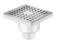 Трап NOVA 5137 решетка нерж с рамкой 15*15 вертик. выпуск комбинированный затвор