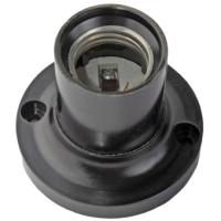 Патрон карболитовый Е27 с креплением черный