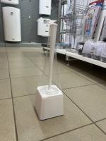 Ерш для унитаза с подставкой SCANDI белый с антискозящим основанием 