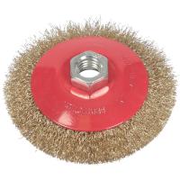 Щетка металлическая для УШМ тарелка Ф100 