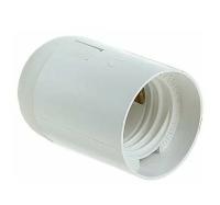 Патрон пластиковый ECOOLA Е27 белый