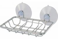 Мыльница на присосках "Рыжий кот" W2464 прямоугольная