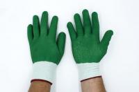 Перчатки нейлоновые с покрытием из вспененного латекса (Крокодил) 