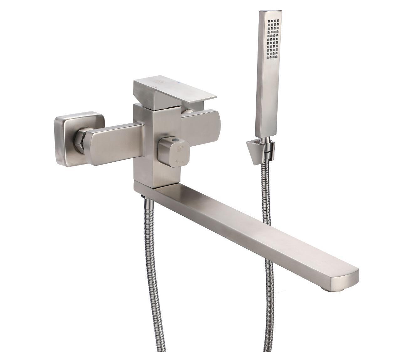 Смеситель для ванны РМС SUS125-009DK с душевой стойкой 