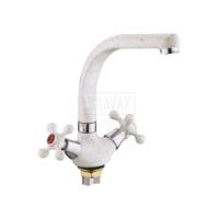 Смеситель для кухни Rainsberg R5043КF-3 белый