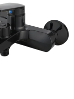 Смеситель для ванны РМС PL7BL-009E пластик ABS черный