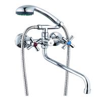 Смеситель для ванны G-lauf QMT7-A722 двухручковый