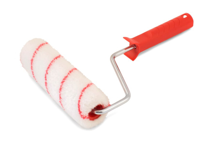 Валик полиакрил 180 мм ворс 18 мм Ф47 мм BARTEX белый с полосой