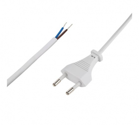 Шнур с вилкой 2*0,5 1,7 м