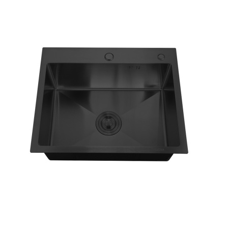 Мойка врезная РМС 58*43*20 MR-5843 BL графит (мойка+корзина раздвижная+дозатор врезной)