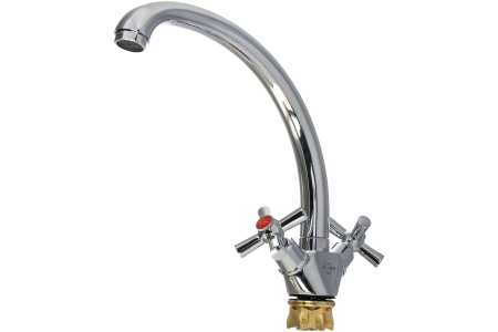 Смеситель для кухни Solone KOA4-C722 двухручковый