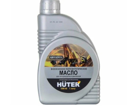 Масло моторное для 4-х такттных двигателей 10W-40 HUTER 1л. 73/8/1/1