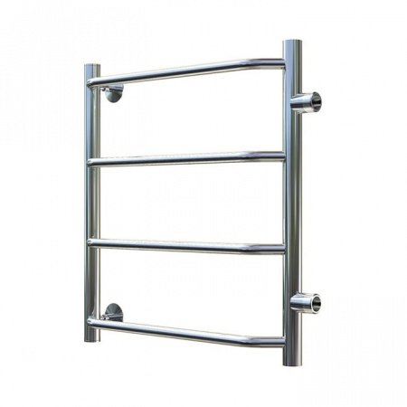 Полотенцесушитель нержавеющий ZOX 600*500 ТРАПЕЦИЯ 4 перекладины Ф25 ПОЛИМЕР с боковым подключением