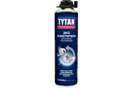 Очиститель монтажной пены TYTAN Еco-Cleaner 500мл.