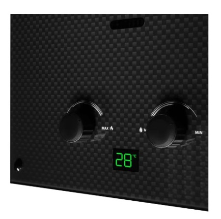 Газовый водонагреватель BALLU GWH 10 Fiery Glass Carbon 10 л/мин