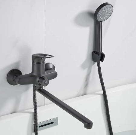 Смеситель для ванны ALOUTE A3163Y графит