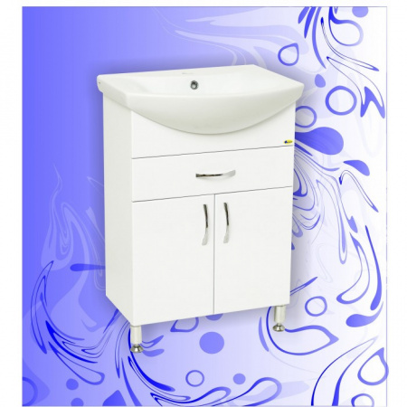 Тумба MDW БАЛТИКА 70-5 (2 двери 1 ящик) с умывальником