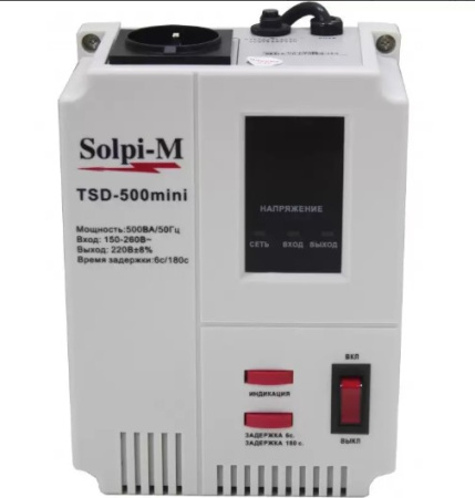 Стабилизатор напряжения SOLPI-M TSD-500BA MINI