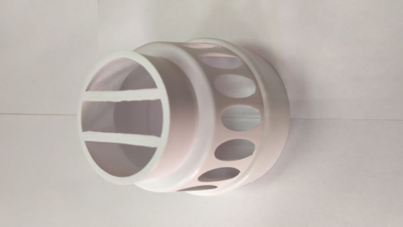 Наконечник для коаксиального дымохода белый 100/60