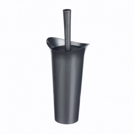 Ерш для унитаза с подставкой "ЛОТОС" металлик