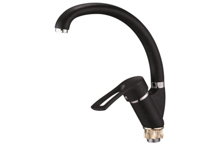 Смеситель для кухни Solone KAK4-A181KB черный мрамор 