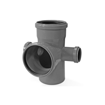Канализационная крестовина 110/110/50 90 
