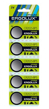 Батарейка ERGOLUX CR2025 (таблетка)
