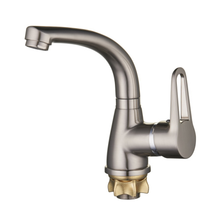 Смеситель для умывальника G-lauf ZOP1-A045KH сатин 