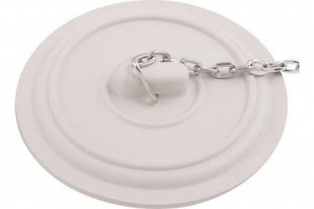Пробка для ванной с цепочкой Мультидом Ф38-55 мм Н34-12