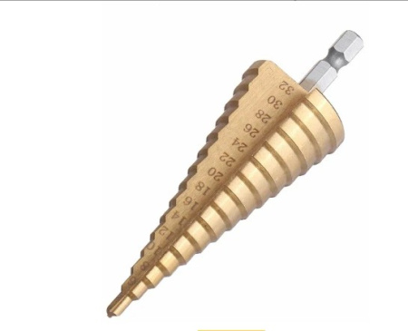 Сверло по мет. ступенчатое 4-32мм RECORD