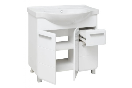 Тумба MDW ЭРИКА 800 с умывальником Classik 80