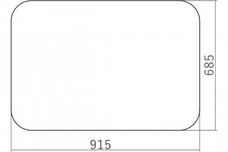 Зеркало 550*800 (ШВ) MIXLINE ВЫБОР 