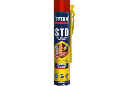 Пена монтажная TYTAN STD 750мл трубочка