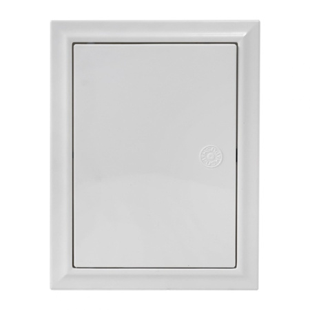 Дверца ревизионная пластиковая 20*25 белая с нажимным замком