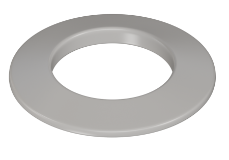 Накладка декоративная для коаксиального дымохода Ф100 белая