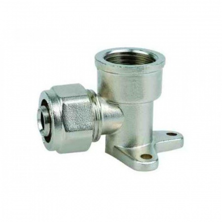 Угол 20ц*3/4 ВР с креплением для металлопластика