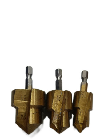 Сверло для высверливания полипропилена ступенчатое 18-24мм