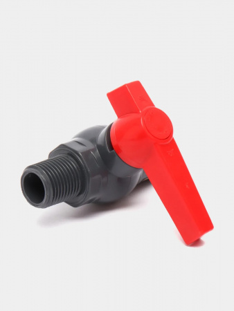 Кран шаровый из ABS пластика 1/2 рычаг г/ш